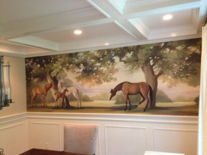 horse country mural